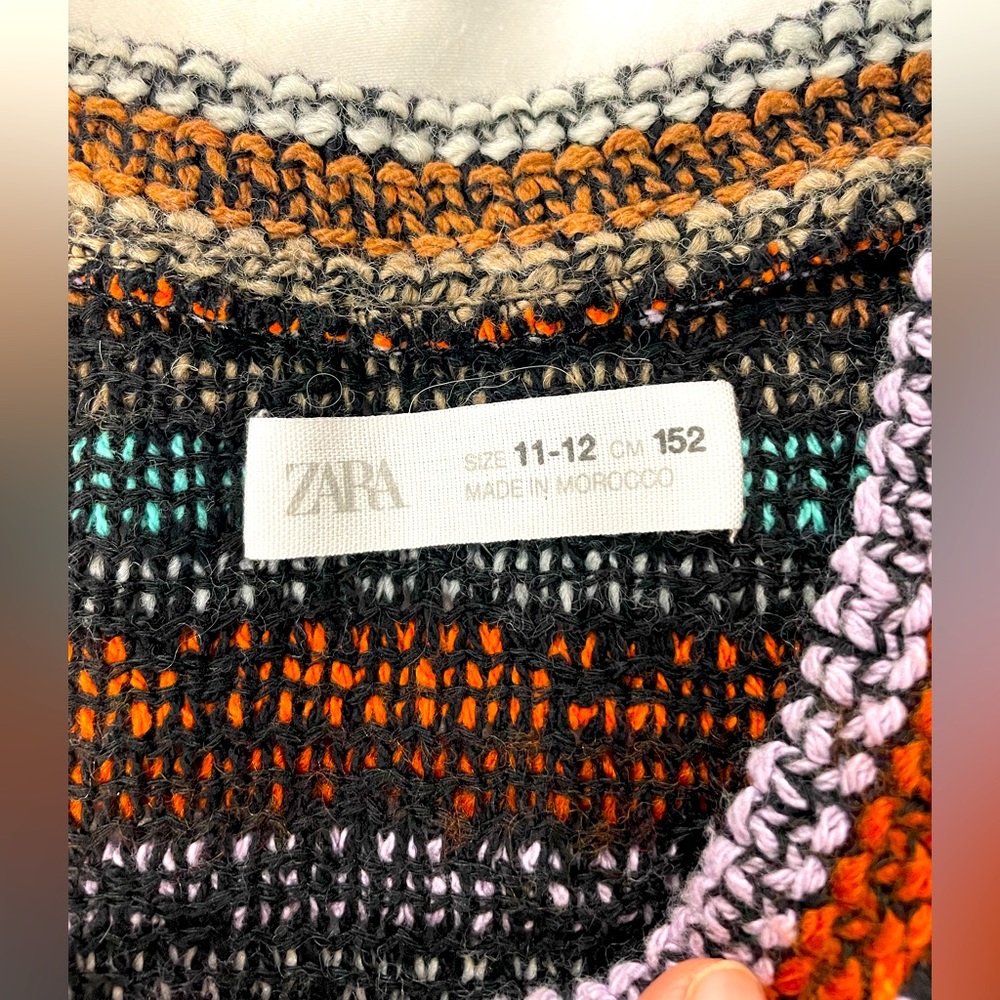 Zara knitted cropped top